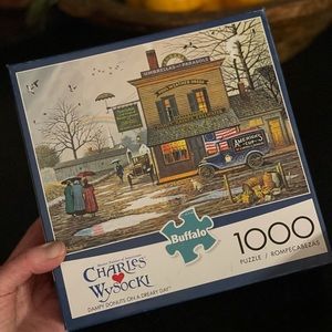 Charles Wysocki 1000 piece puzzle donuts